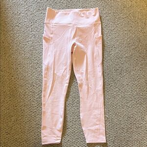 Fabletics Light Pink Kids Leggings